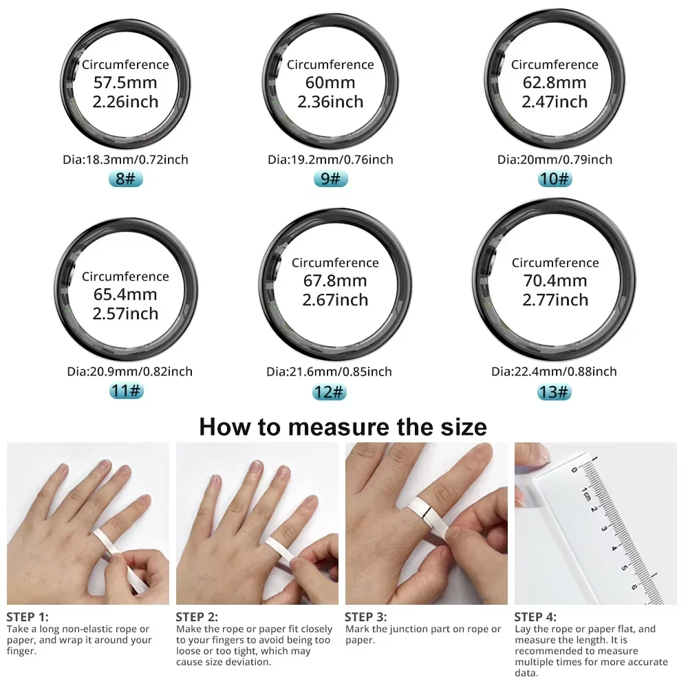 Anillo inteligente R09 para ho - Temperature Ring Skin reseña y precio